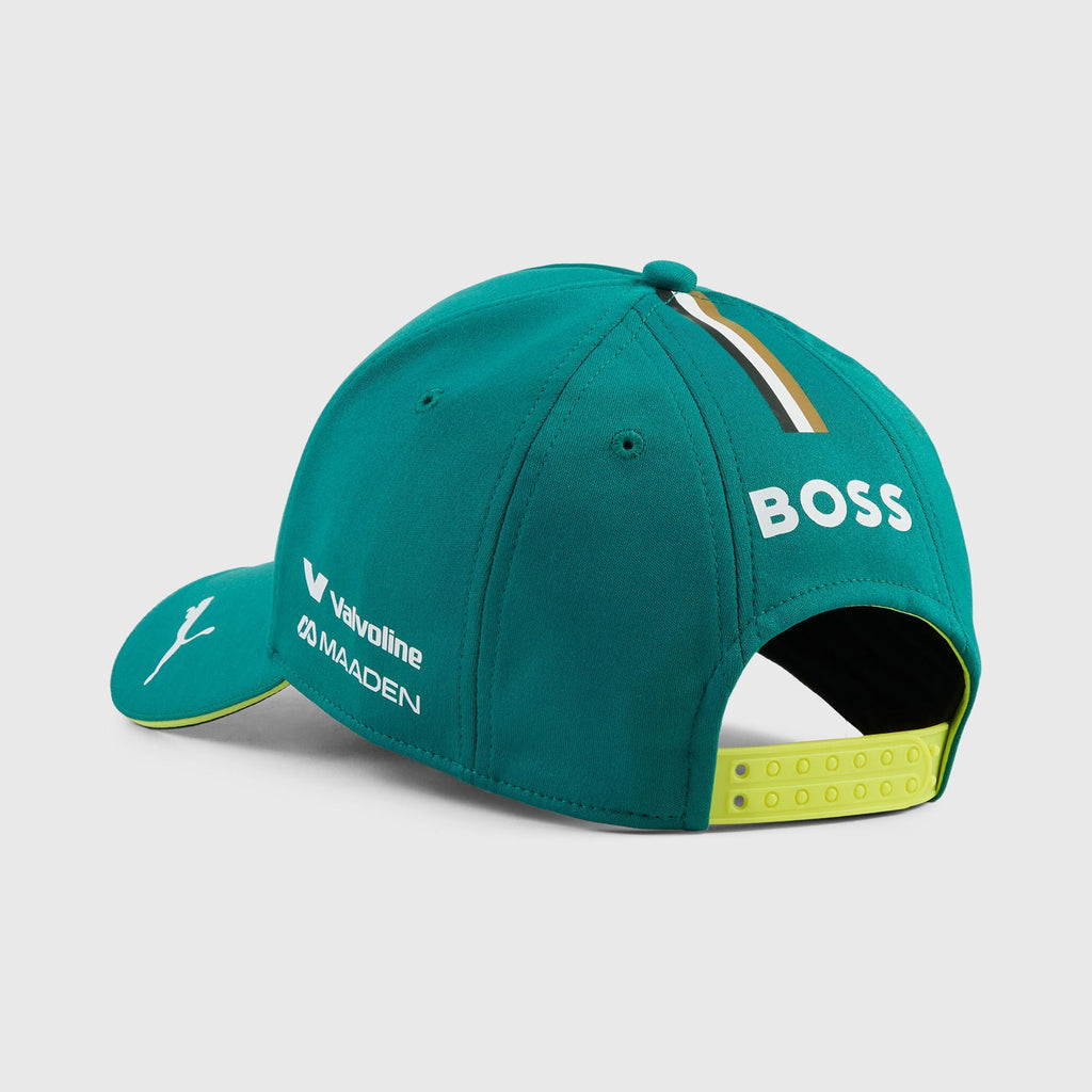 Gorra Aston Martin F1 Team 2026 Verde Puma - vista 2