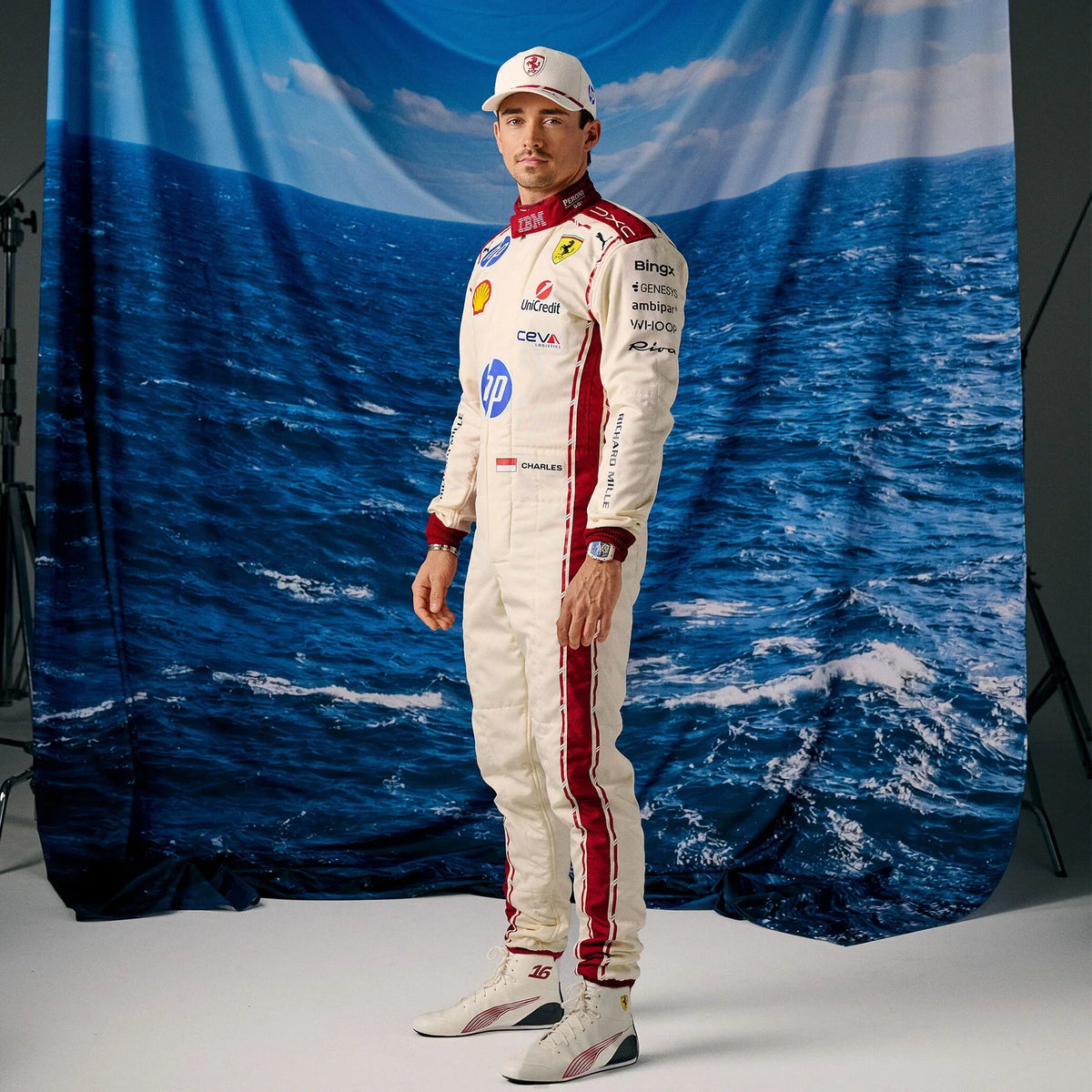 Gorra Charles Leclerc Ferrari F1 GP Mónaco 2026 Puma - vista 7