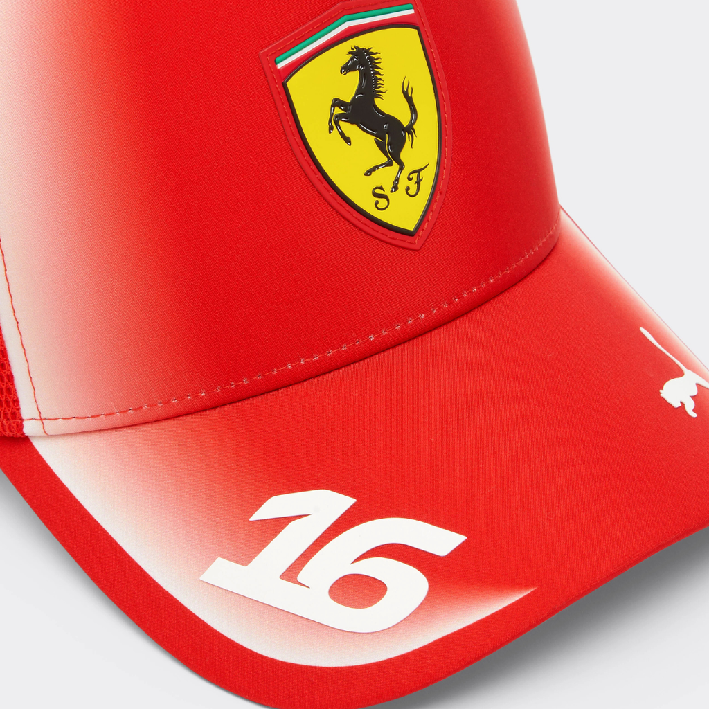 Gorra Charles Leclerc Ferrari F1 2026 Trucker Puma - vista 3