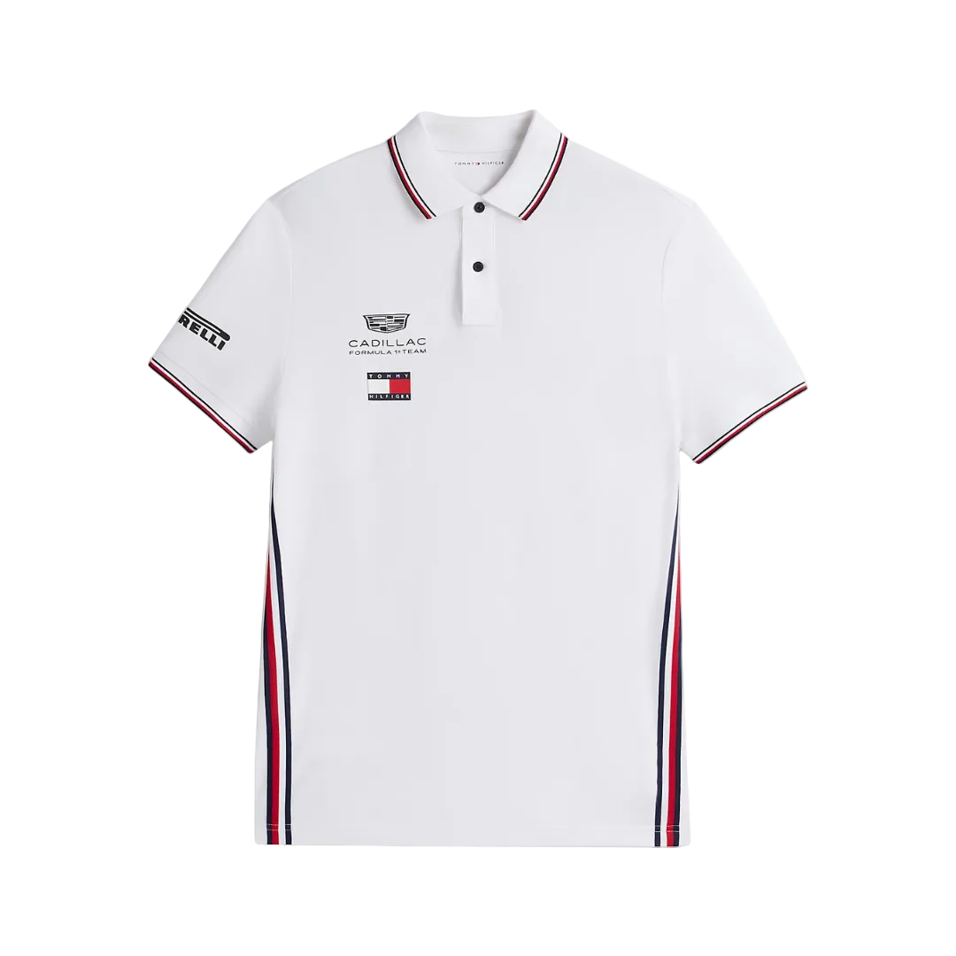 Polo Cadillac F1 Oficial 2026 Blanco