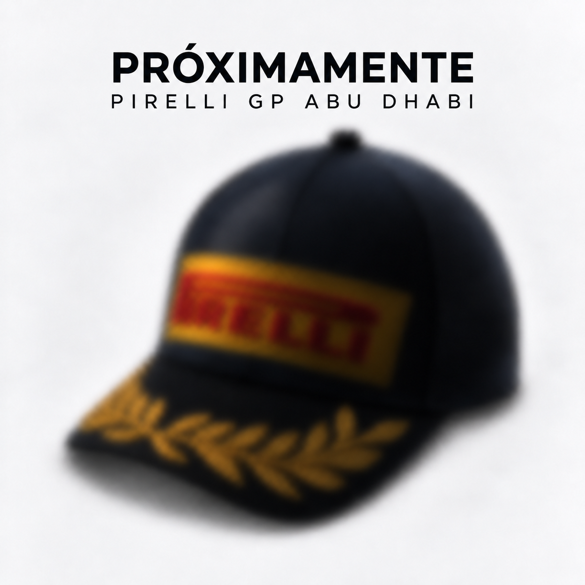 Gorra Pirelli Podium GP Abu Dhabi 2026 Oficial F1 - vista 1