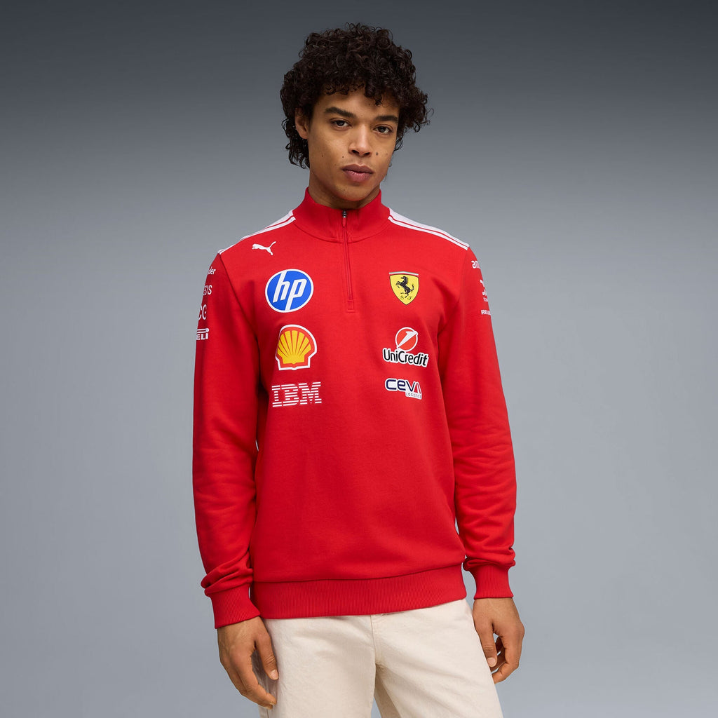 Sudadera Scuderia Ferrari F1 Half Zip 2026 Puma - vista 3