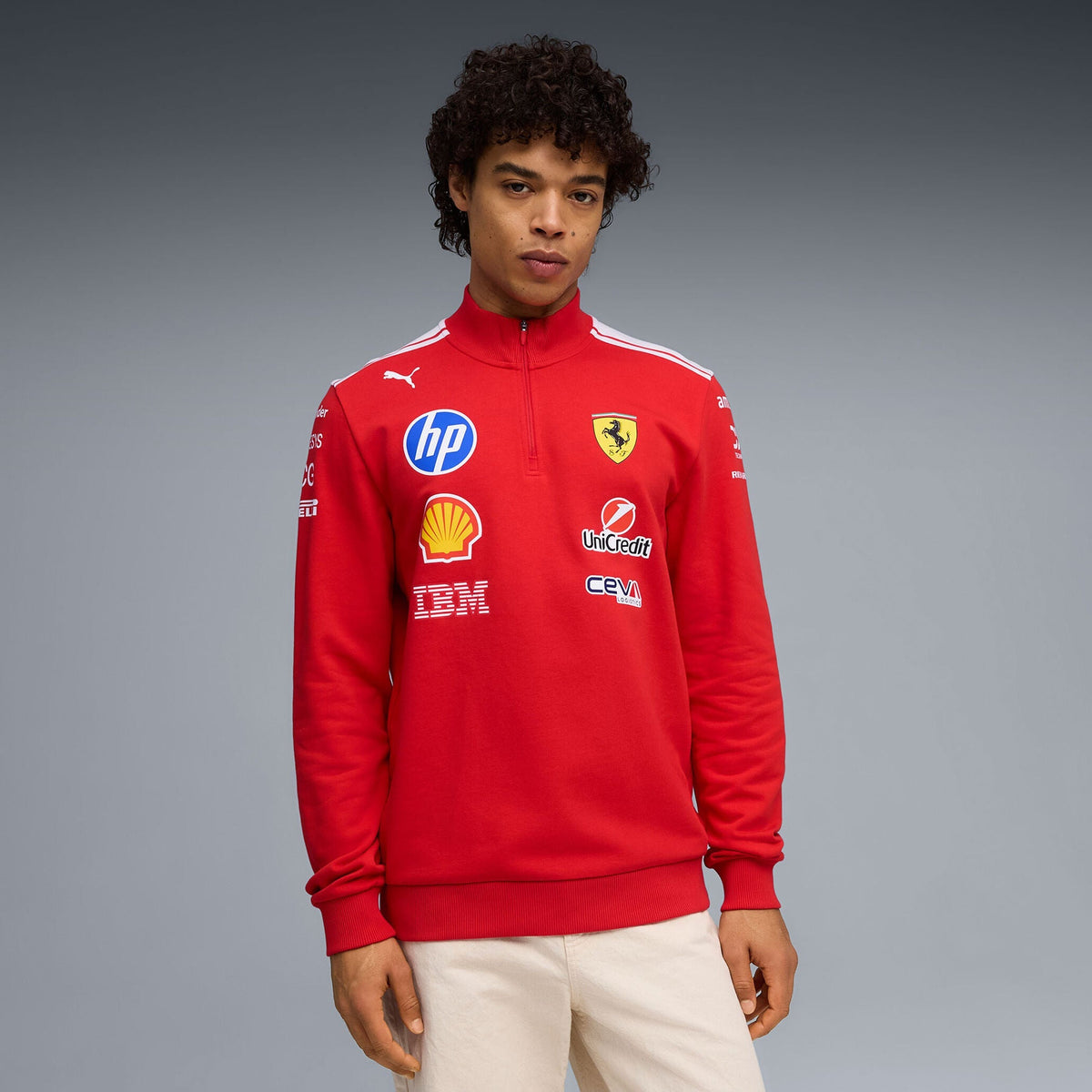 Sudadera Scuderia Ferrari F1 Half Zip 2026 Puma - vista 3